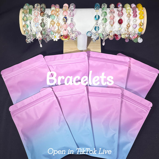 Glass Beads Bracelets Lucky Bags - TikTok Live Opening